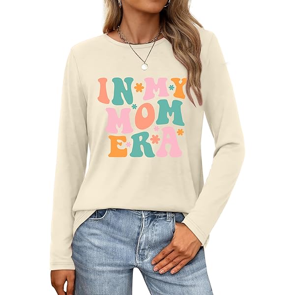 Mama Letters Print T-Shirt Women Short Sleeve Casual Graphic Tees